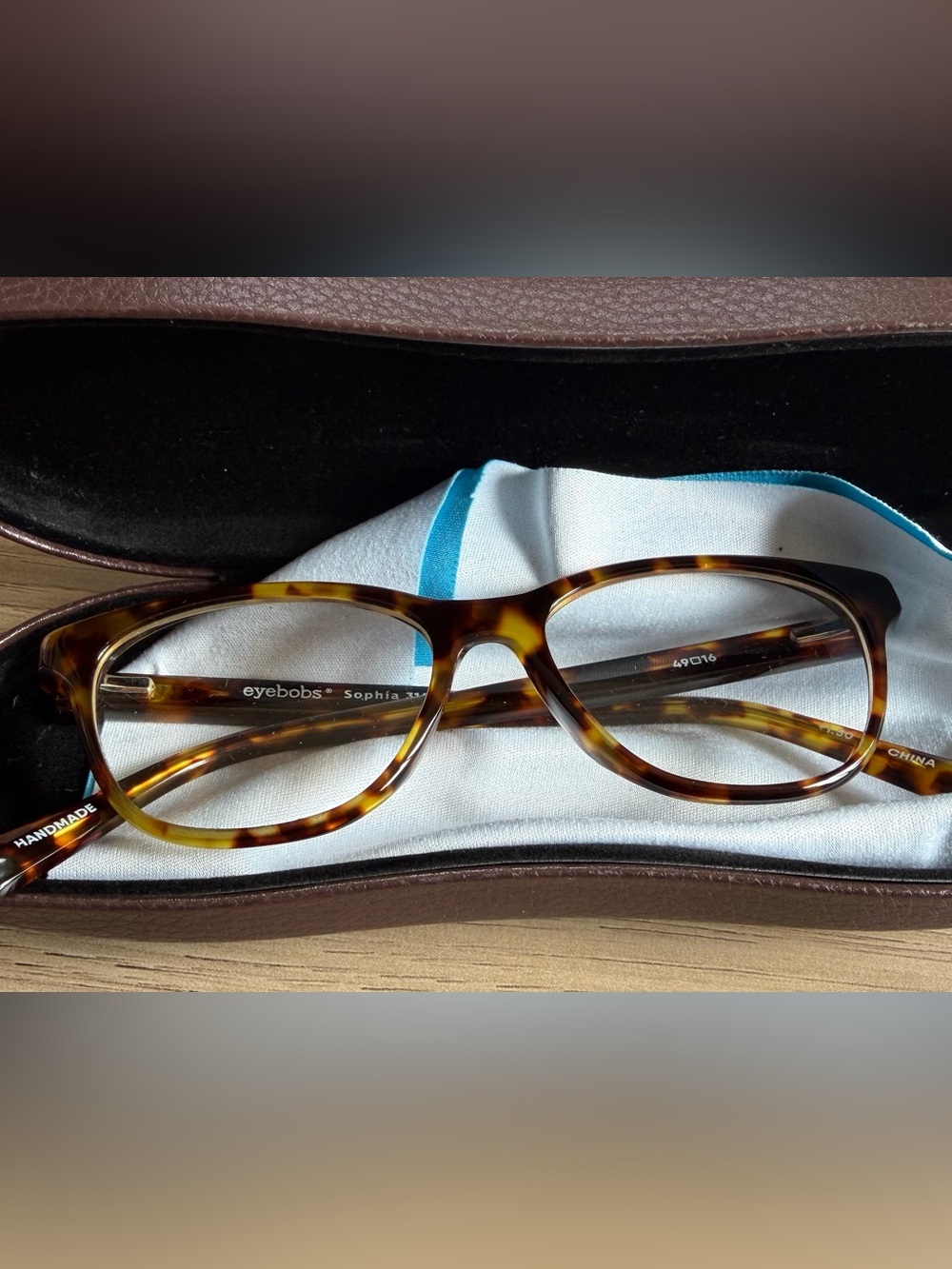 Eyebobs Sophia 3169 Tortoiseshell Brown Retro Readers +1.50 49-16 New w/case